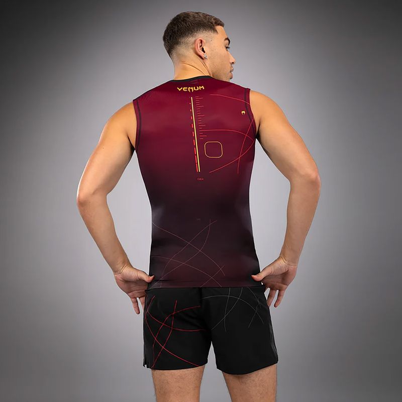 Venum Tactical XT 05522 maglietta da allenamento da uomo Rashguards nero/bordeaux/oro 2