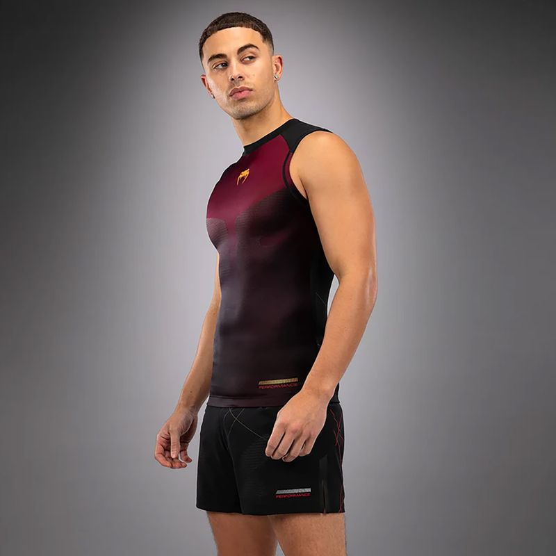 Venum Tactical XT 05522 maglietta da allenamento da uomo Rashguards nero/bordeaux/oro 3