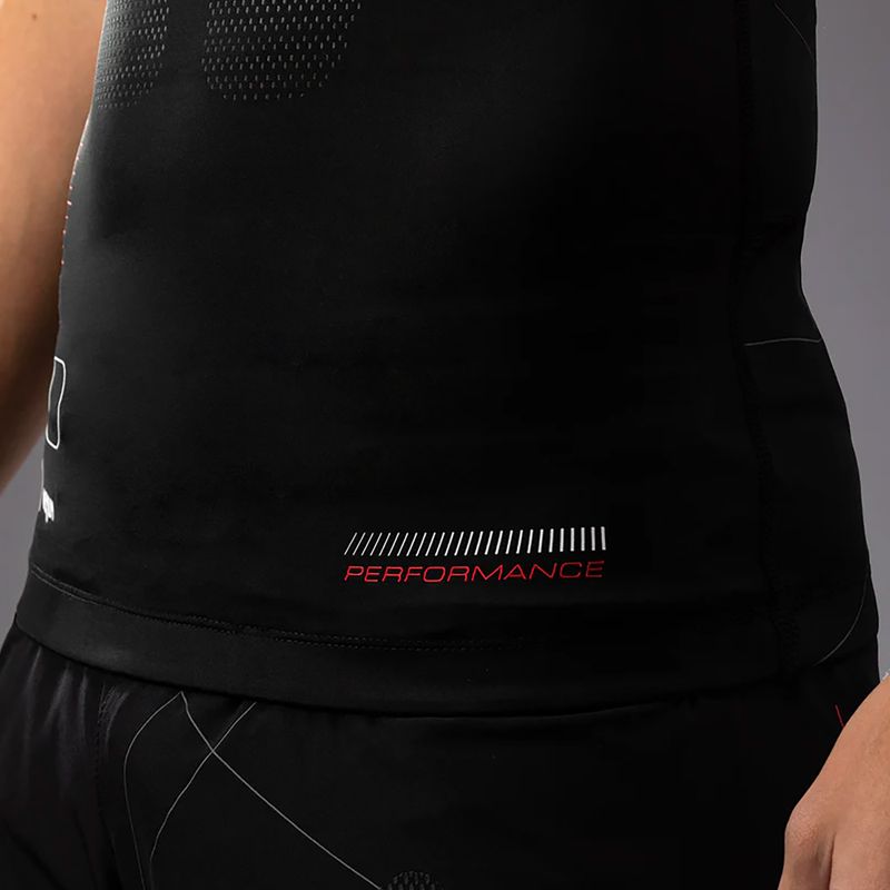 Maglietta da allenamento da uomo Venum Tactical XT Rashguard nero/rosso fuoco 9