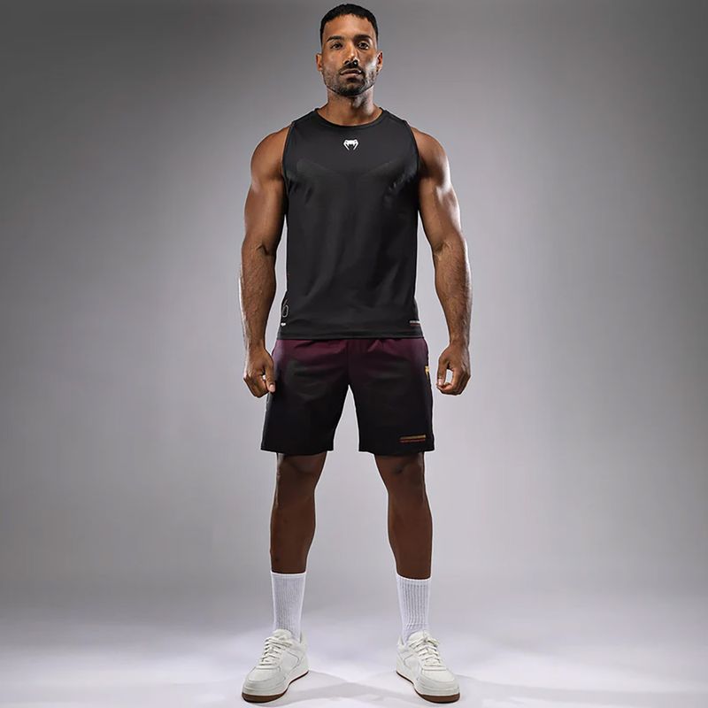 Camicia da allenamento Venum Tactical XT Tank nero/rosso fuoco 2