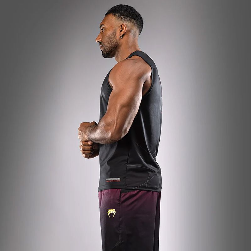 Camicia da allenamento Venum Tactical XT Tank nero/rosso fuoco 4