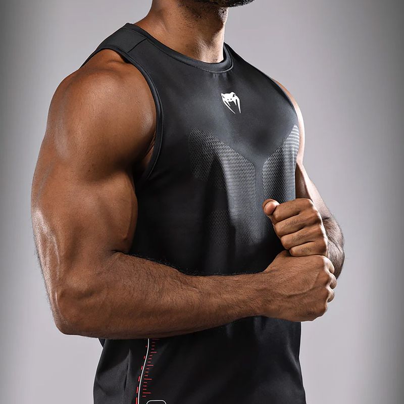 Camicia da allenamento Venum Tactical XT Tank nero/rosso fuoco 6