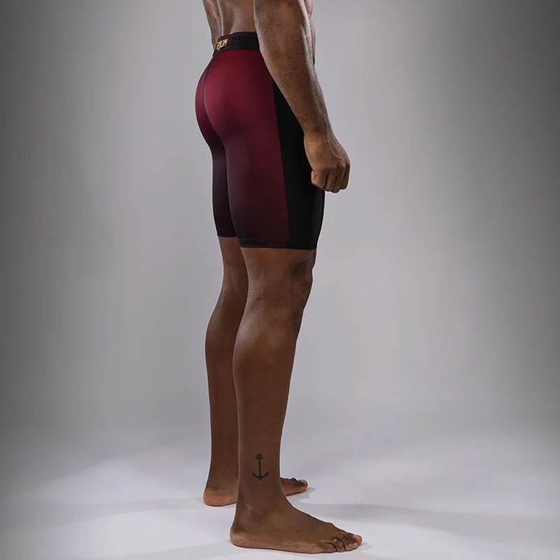 Pantaloncini da allenamento Venum Tactical XT Vale Tudo uomo nero/bordeaux/oro 5
