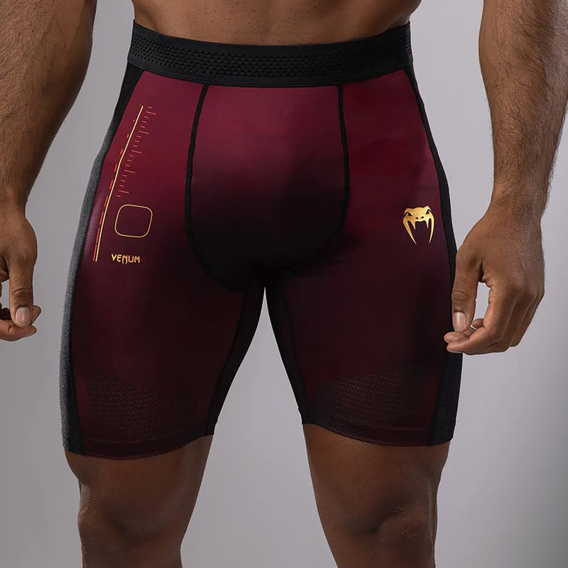 Pantaloncini da allenamento Venum Tactical XT Vale Tudo uomo nero/bordeaux/oro 6