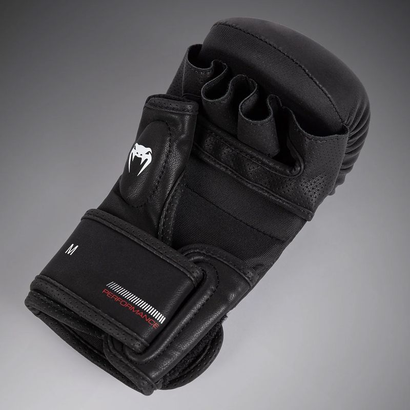 Guanti Venum Tactical XT nero/rosso fuoco da sparring 4
