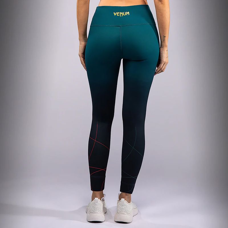 Leggings da allenamento da donna Venum Tactical XT nero/verde bosco 3