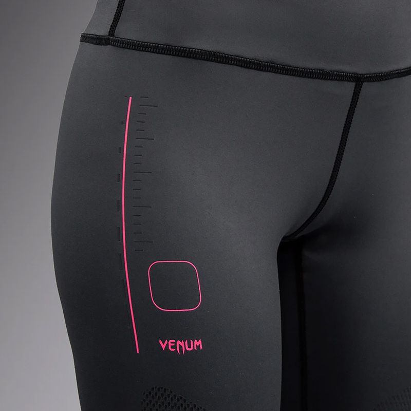 Leggings da allenamento Venum Tactical XT nero/grigio tempesta da donna 8