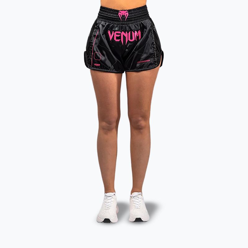 Pantaloncini da allenamento Venum Tactical XT Muay Thai da uomo nero/grigio tempesta