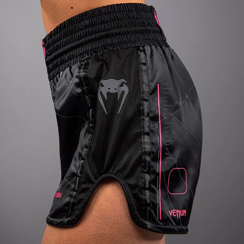 Pantaloncini da allenamento Venum Tactical XT Muay Thai da uomo nero/grigio tempesta 6