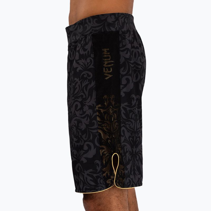 Pantaloncini da allenamento Venum x Ilia Topuria da uomo Unmatched Fight nero/oro 6