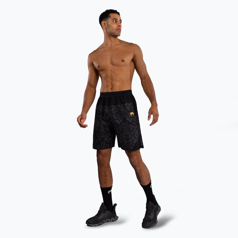Pantaloncini da allenamento Venum x Ilia Topuria Unmatched da uomo nero/oro 2