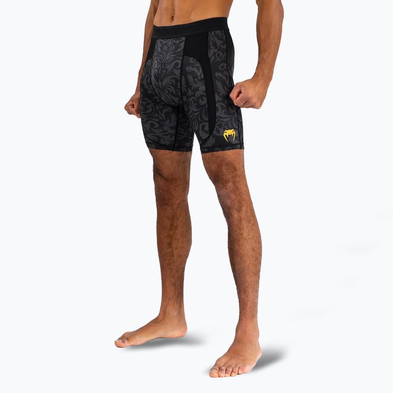 Pantaloncini da allenamento Venum x Ilia Topuria da uomo Ineguagliabile Vale Tudo nero/oro 4