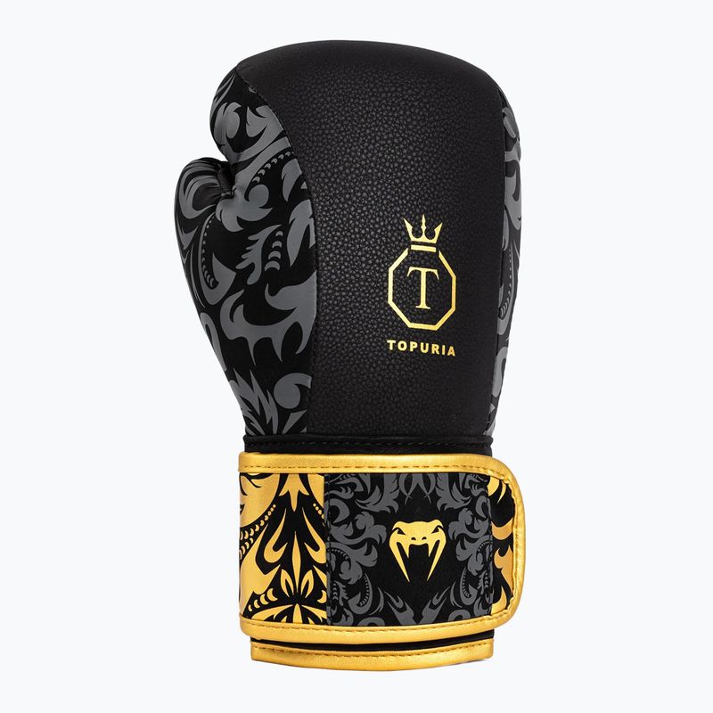 Guantoni da boxe Venum x Ilia Topuria Unmatched nero/oro 5