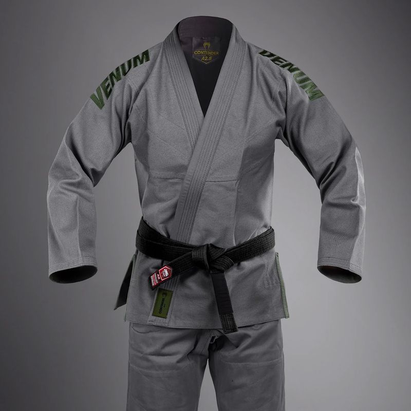 GI per Brazilian jiu-jitsu Venum Contender Evo 2.0 grigio tempesta 3