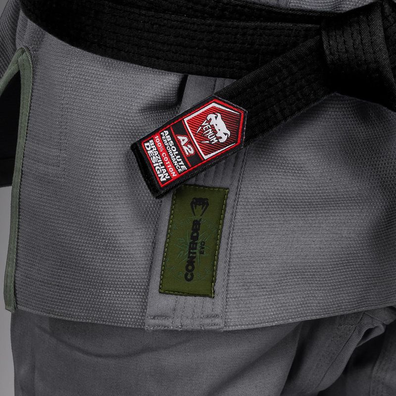 GI per Brazilian jiu-jitsu Venum Contender Evo 2.0 grigio tempesta 7