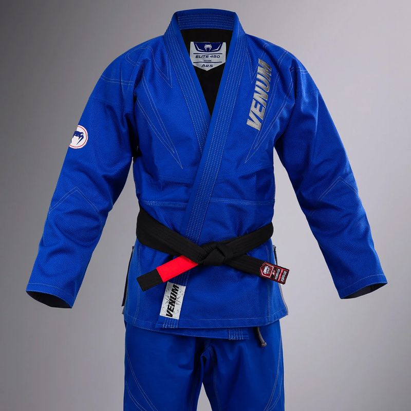 GI per Brazilian jiu-jitsu Venum Elite 5.0 blu reale 3