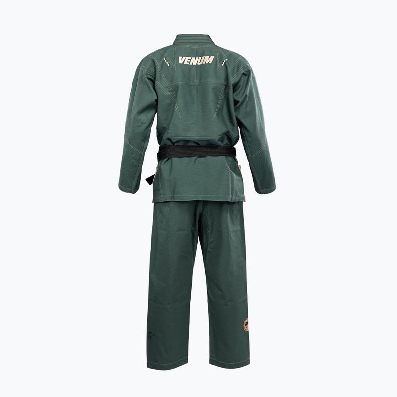 GI per il jiu-jitsu brasiliano Venum Elite 5.0 verde bosco 2