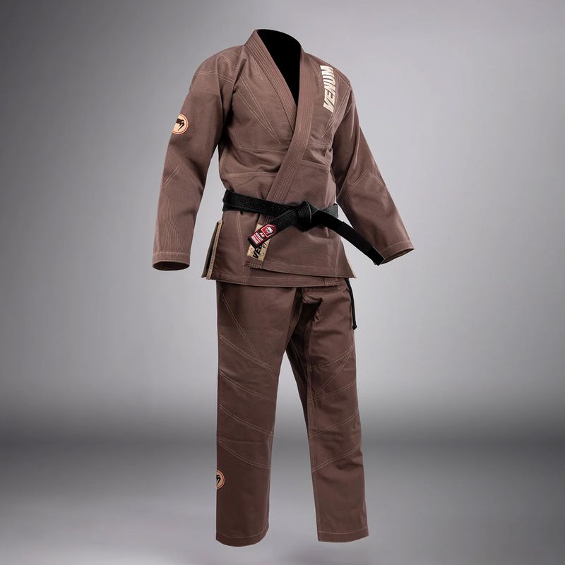 GI per il jiu-jitsu brasiliano Venum Elite 5.0 marrone cioccolato 3