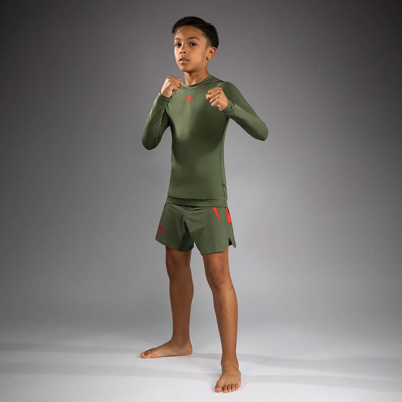 Venum Contender Rashguards Jr kaki da allenamento per bambini a maniche lunghe 2