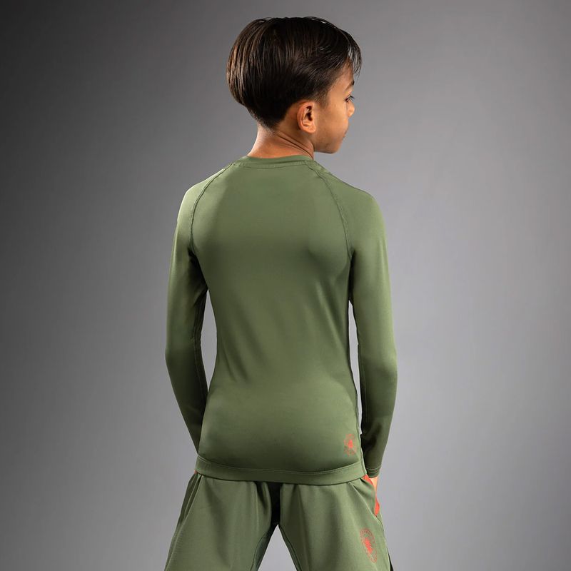 Venum Contender Rashguards Jr kaki da allenamento per bambini a maniche lunghe 3