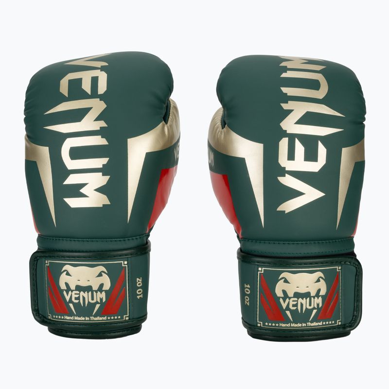 Guantoni da boxe Venum Elite verdi 2