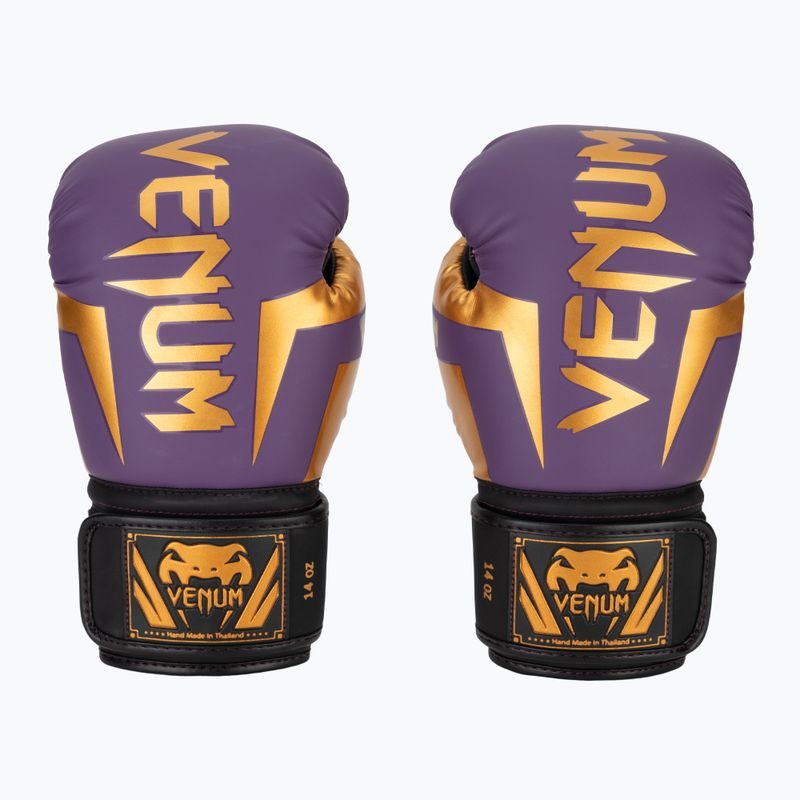Guantoni da boxe Venum Elite viola scuro 2