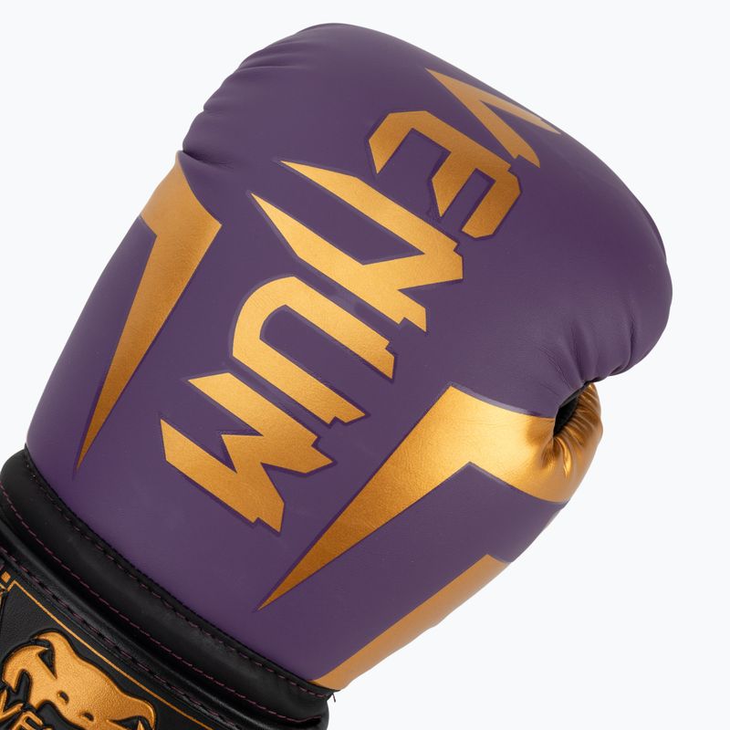 Guantoni da boxe Venum Elite viola scuro 5