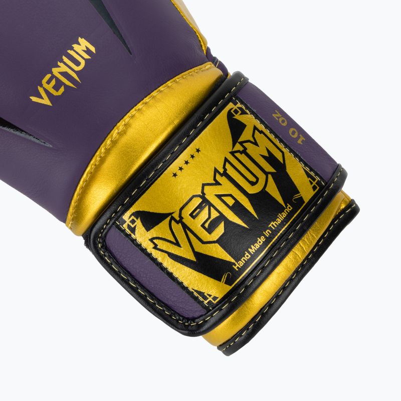 Guantoni da boxe Venum Giant 3.0 viola scuro/oro 6