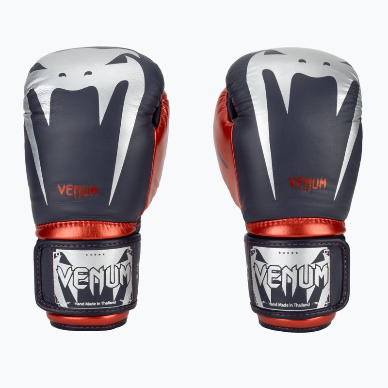 Venum Giant 3.0 guantoni da boxe blu navy/rosso 2