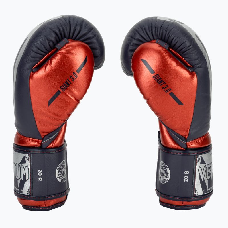 Venum Giant 3.0 guantoni da boxe blu navy/rosso 4