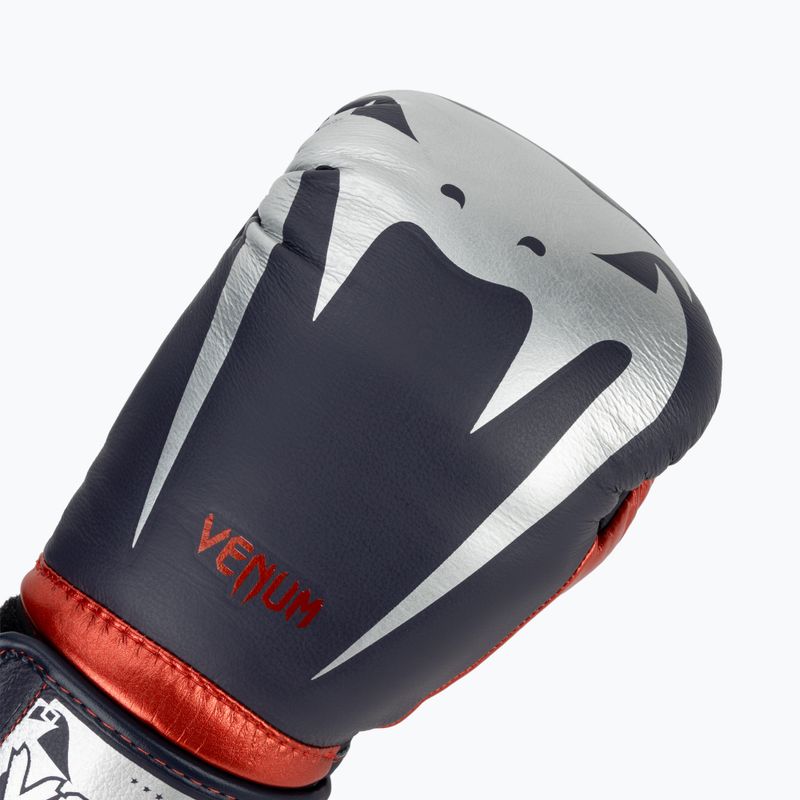 Venum Giant 3.0 guantoni da boxe blu navy/rosso 5