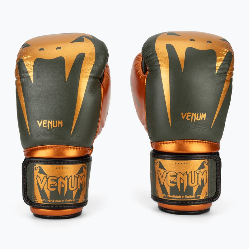 Guantoni da boxe Venum Giant 3.0 color cachi/bronzo 2