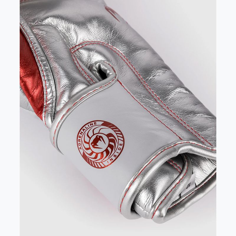Guanti da boxe Venum Giant 3.0 rosso/argento 5