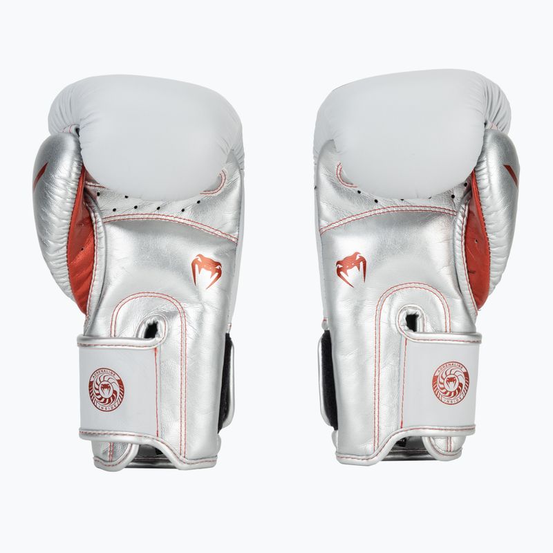 Guanti da boxe Venum Giant 3.0 rosso/argento 3