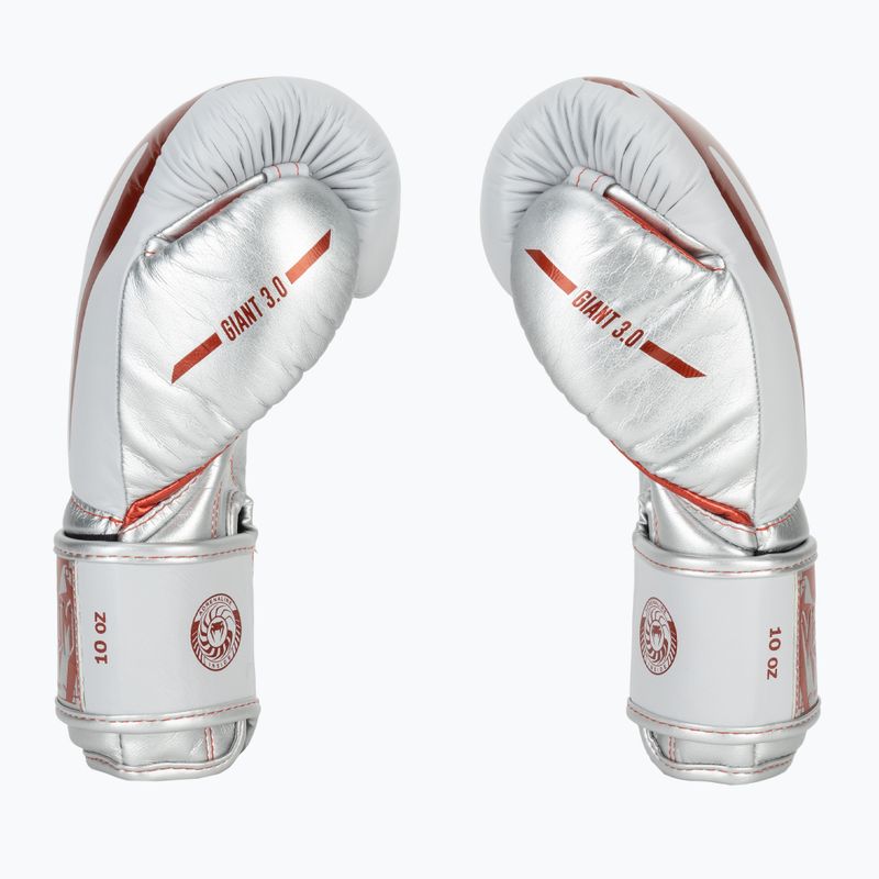 Guanti da boxe Venum Giant 3.0 rosso/argento 4