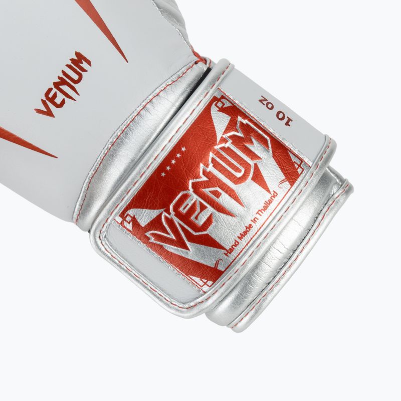 Guanti da boxe Venum Giant 3.0 rosso/argento 6