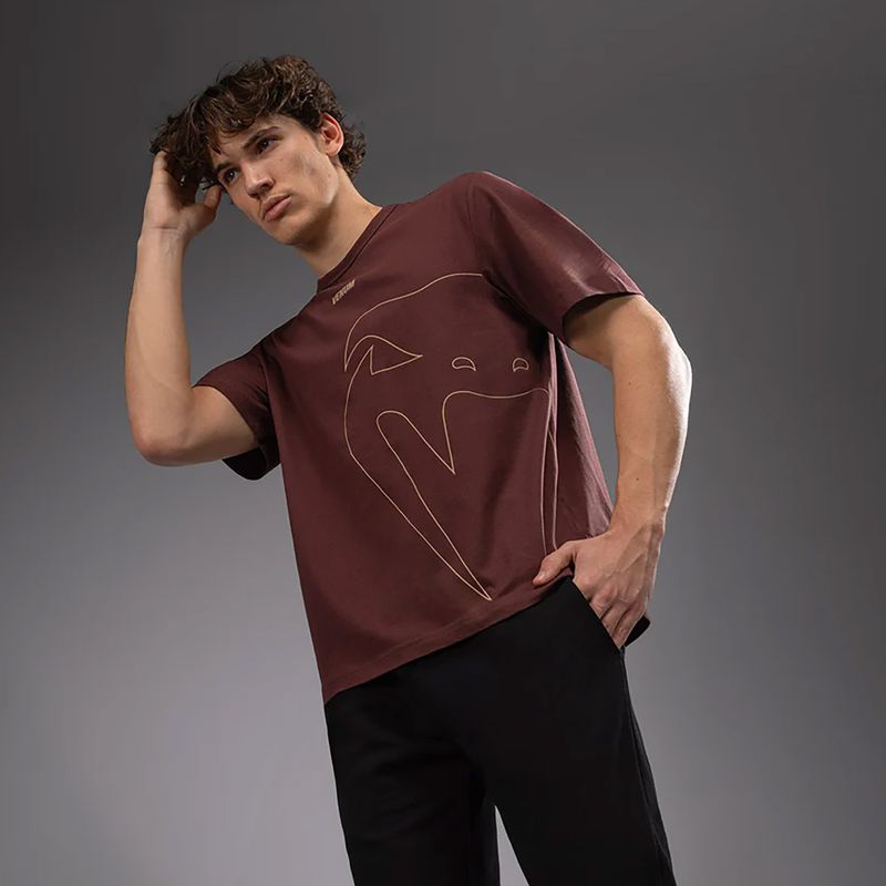 Maglietta Venum Giant Connect Uomo marrone cioccolato 3