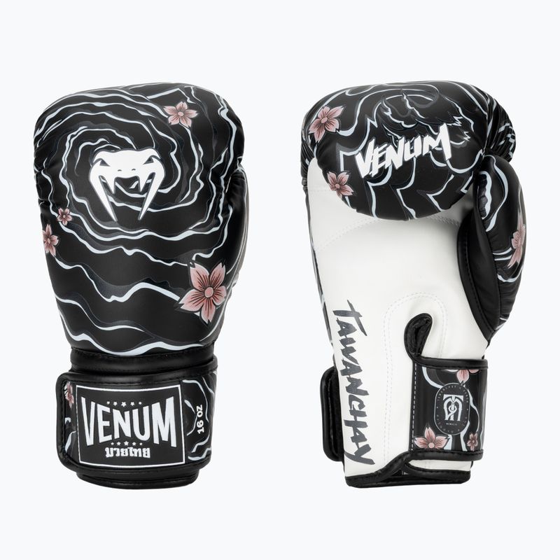 Guantoni da boxe Venum X Tawanchay black/white 8