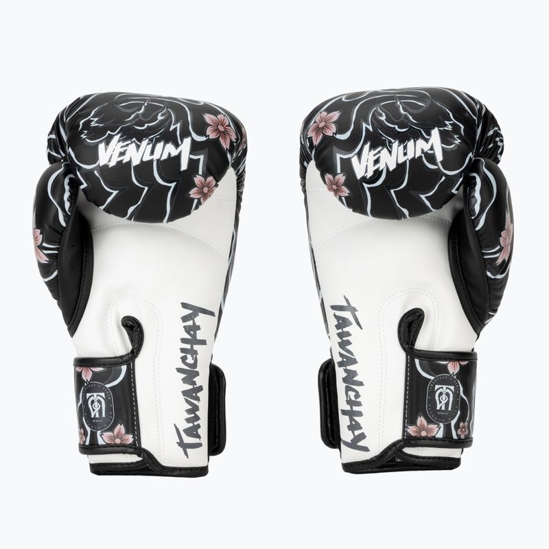 Guantoni da boxe Venum X Tawanchay black/white 2
