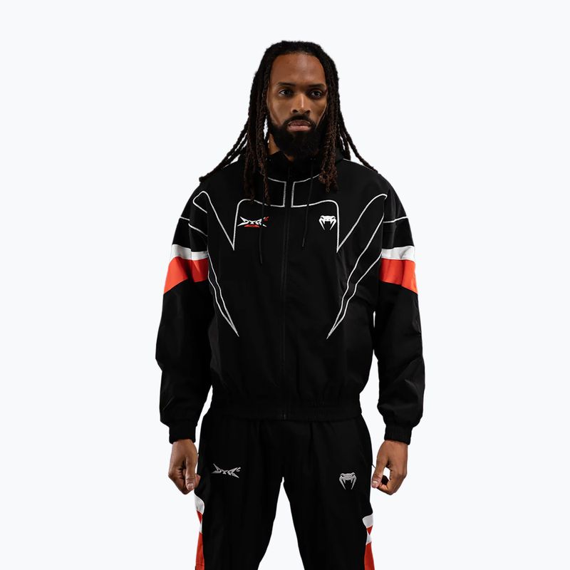 Giacca da uomo Venum x DTR Fight Attack 90 nero/arancione