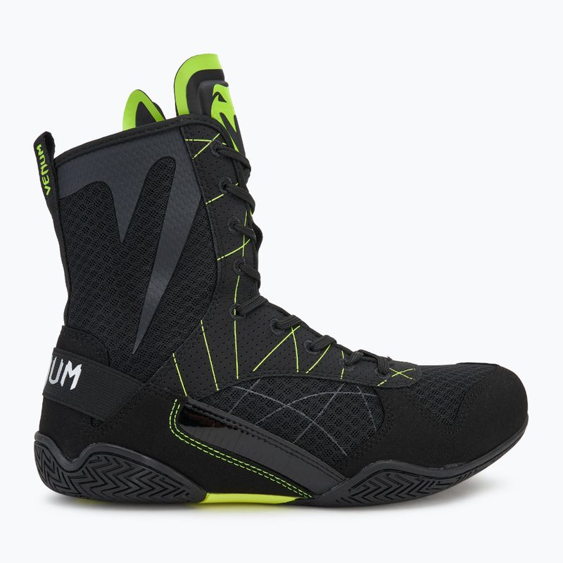 Scarpe da boxe Venum Training Camp 4.0 nero/verde da uomo 3