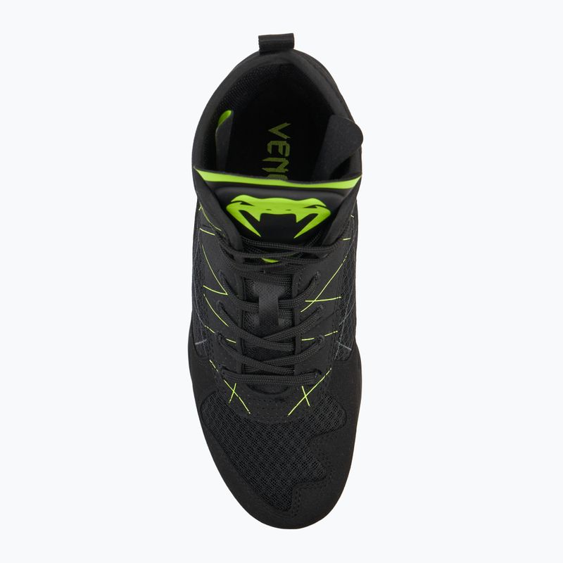 Scarpe da boxe Venum Training Camp 4.0 nero/verde da uomo 5