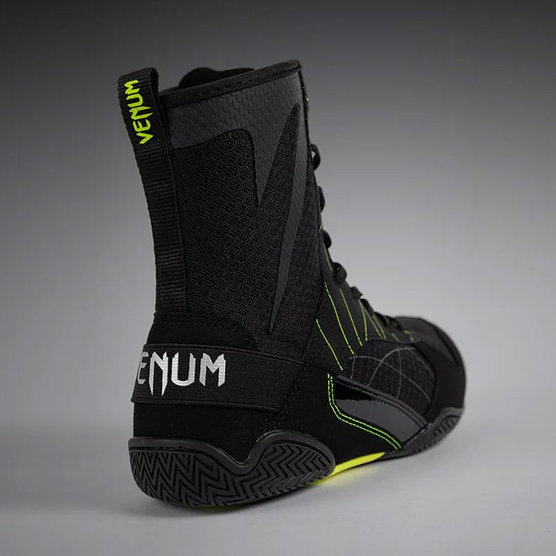 Scarpe da boxe Venum Training Camp 4.0 nero/verde da uomo 11
