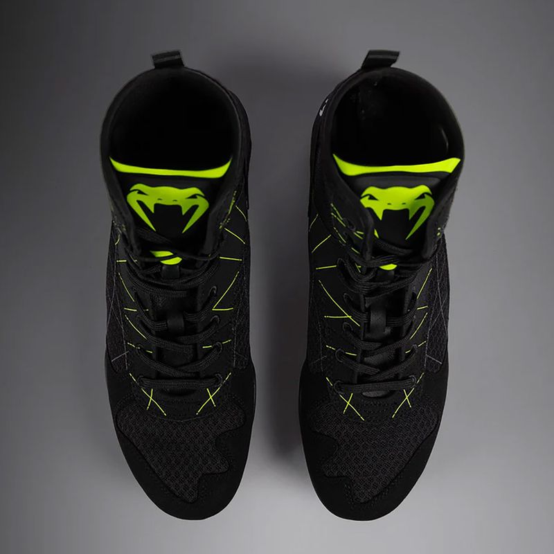 Scarpe da boxe Venum Training Camp 4.0 nero/verde da uomo 12