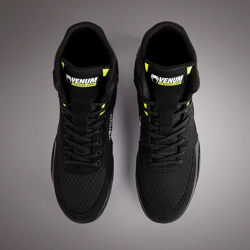 Venum Training Camp 4.0 Wrestling boxe stivali nero/verde 6