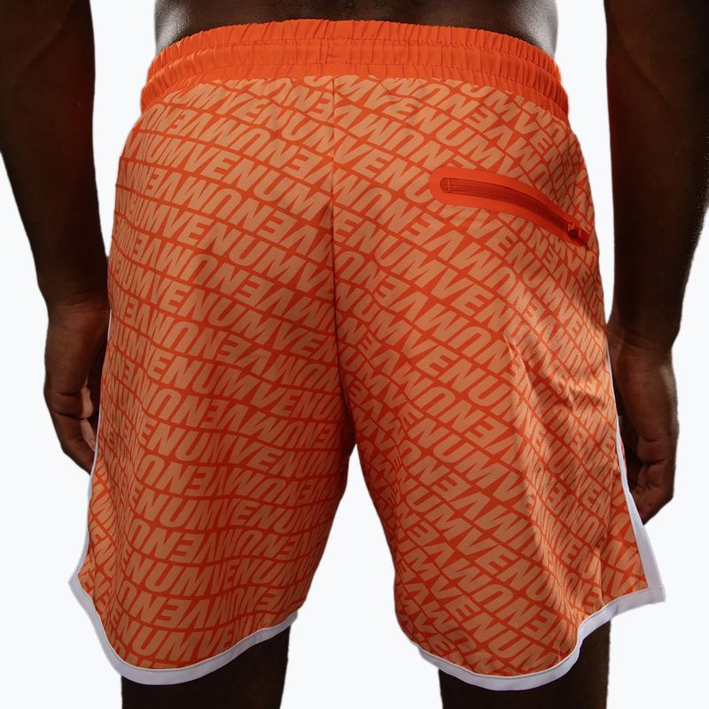Pantaloncini da allenamento Venum Echo Board arancione tramonto da uomo 6