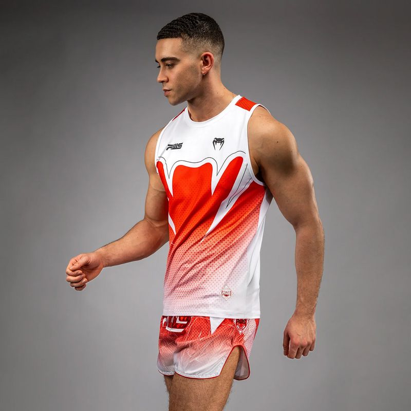 Canotta uomo Venum x RWS 2.0 Dry-Tech Tank Top white/red 4