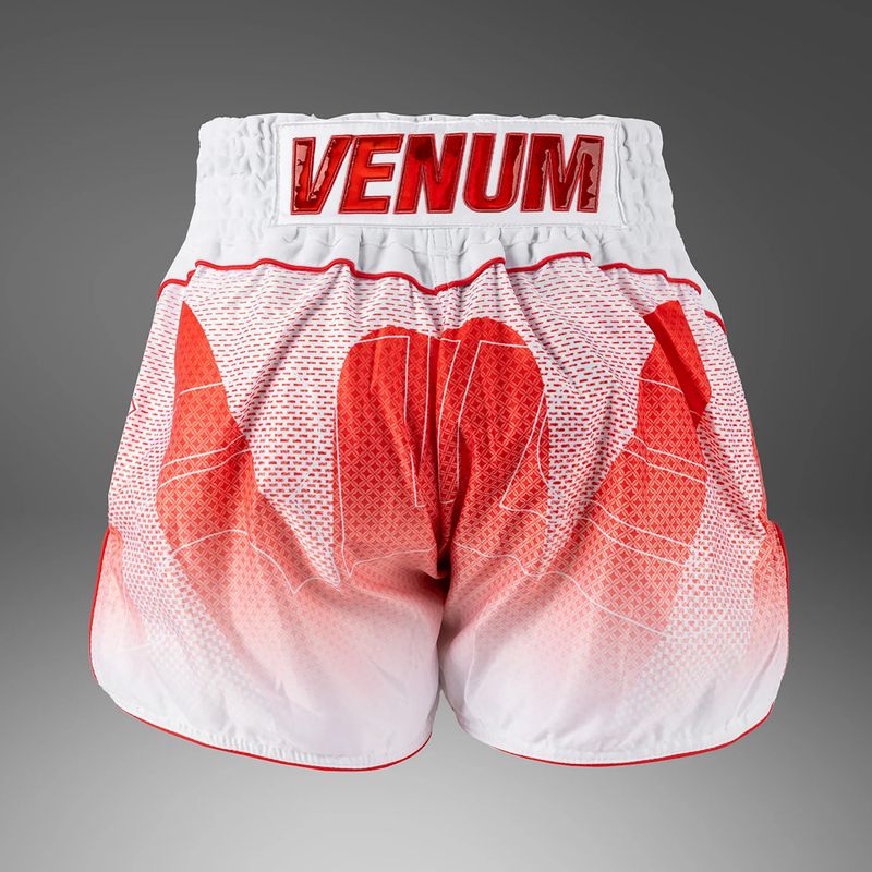Pantaloncini da allenamento uomo Venum x RWS 2.0 Muay Thai white/red 2
