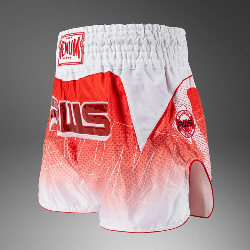 Pantaloncini da allenamento uomo Venum x RWS 2.0 Muay Thai white/red 3