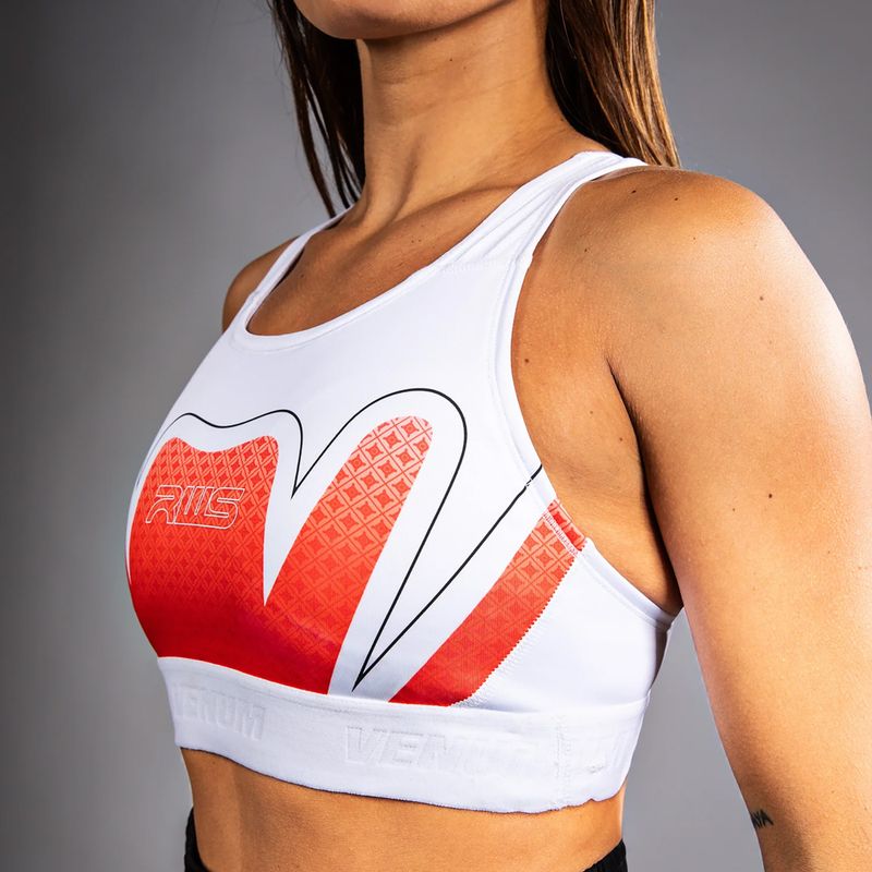 Reggiseno sportivo Venum x RWS 2.0 white/red 5